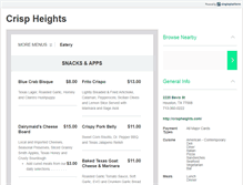 Tablet Screenshot of crispheights.com